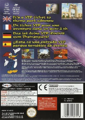 Universal Studios Theme Park Adventure box cover back